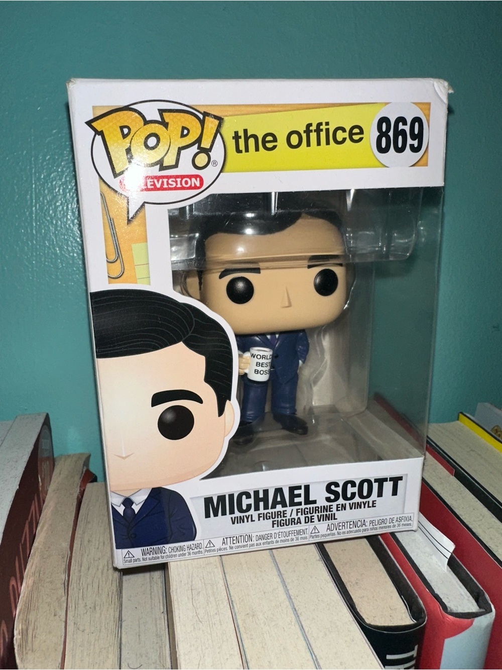 Funko Michael Scott Pop! Vinyl Figure - Blue, Black